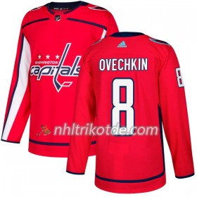 Washington Capitals Trikot Alexander Ovechkin 8 Adidas 2017-2018 Rot Authentic - Herren